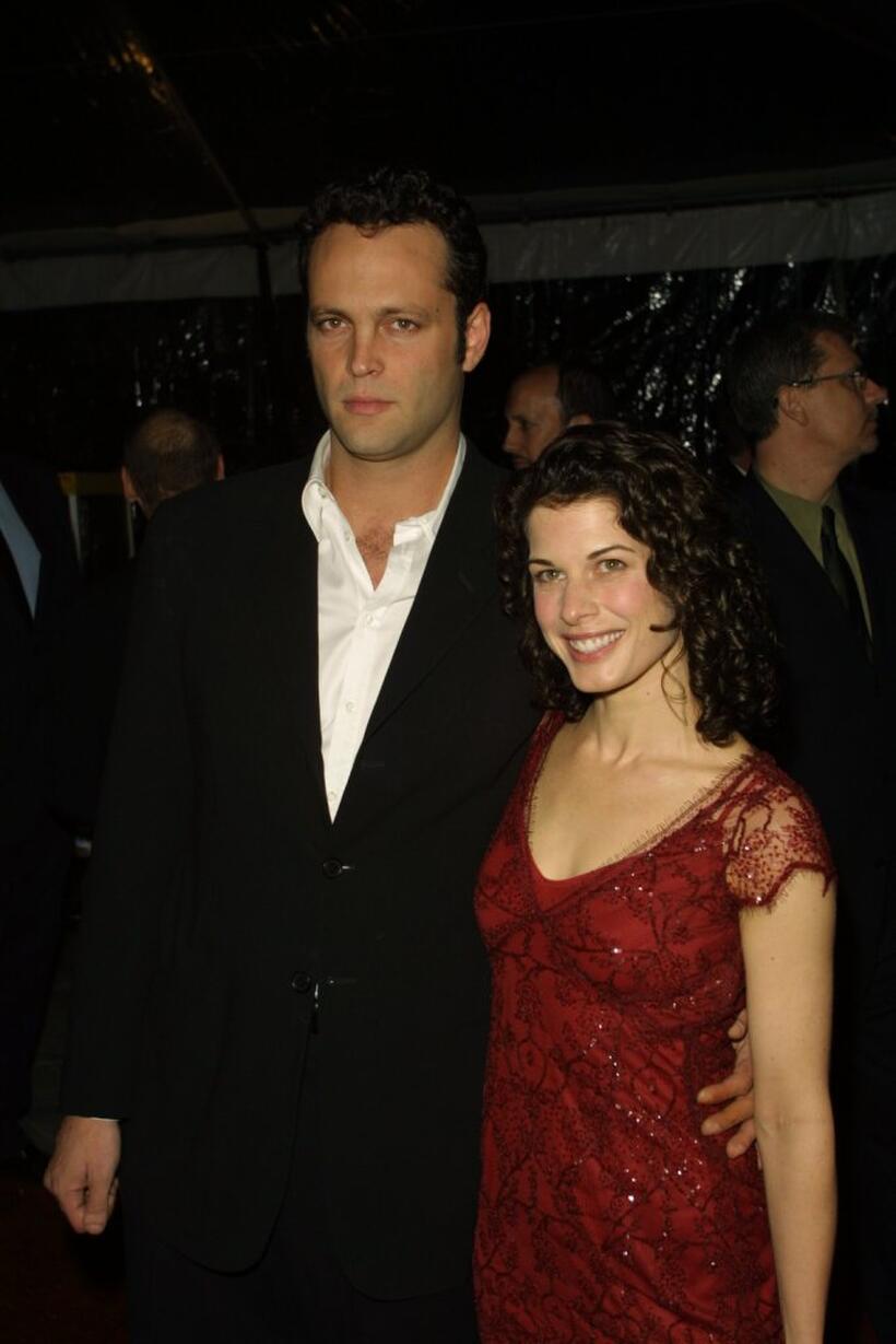 Vince Vaughn and Susan Floyd at the premiere of "Domestic Disturbance."