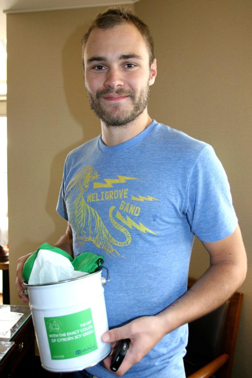 Patrick Flueger at the 2008 Toronto International Film Festival.