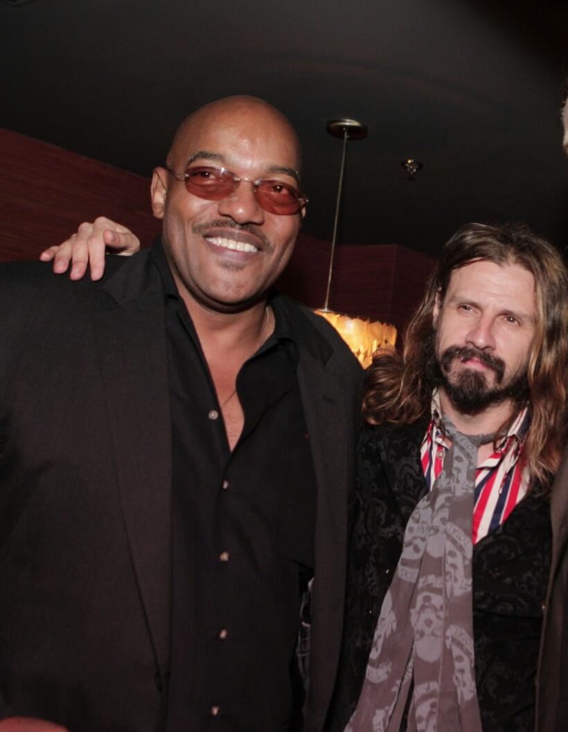 Ken Foree and director Rob Zombie at the after party of the premiere of "Halloween."