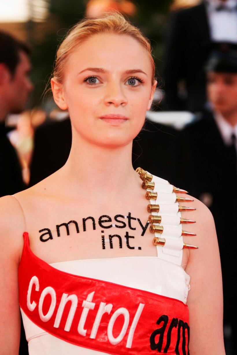 Sara Forestier at the premiere of "Chacun Son Cinema" at Palais des Festivals during the 60th International Cannes Film Festival.