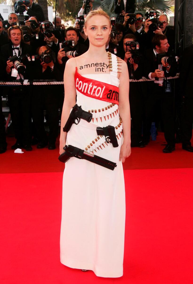 Sara Forestier at the premiere of "Chacun Son Cinema" at Palais des Festivals during the 60th International Cannes Film Festival.
