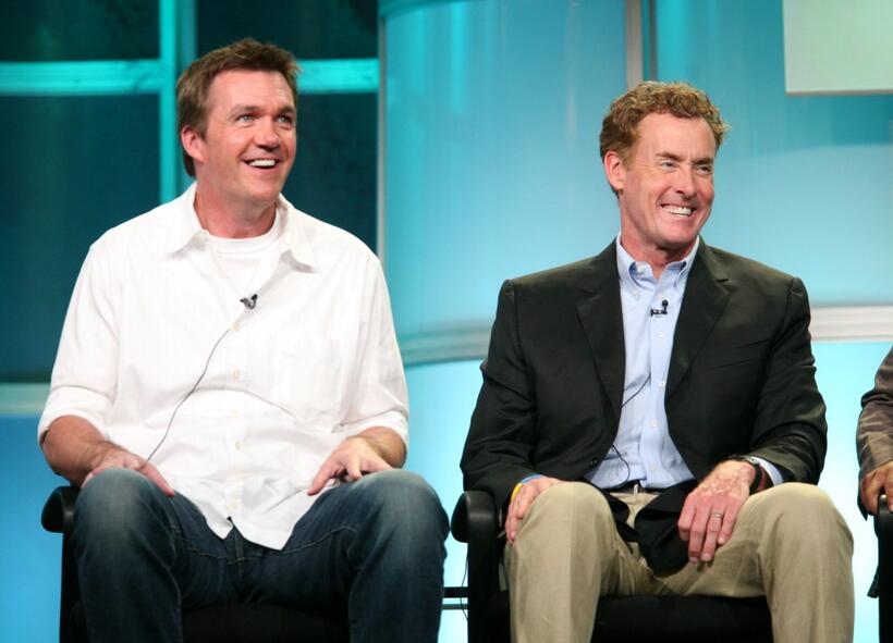 Neil Flynn and John C. McGinley at the ABC portion of the Television Critics Association Press Tour.