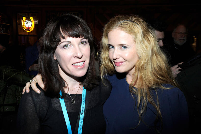 Tara Halloran and Siobhan Flynn at the UK Film Reception during the Sundance Film Festival.