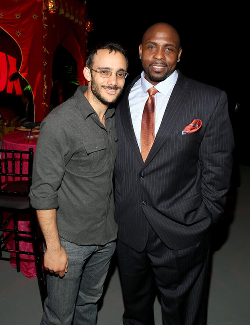 Omid Abtahi at the Twentieth Century Fox Television Distribution's 2013 LA screenings Lot Party.