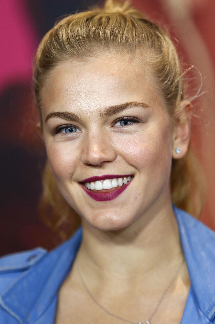 Sophia Forrest at the Australian premiere of "Baby Driver" in Sydney.