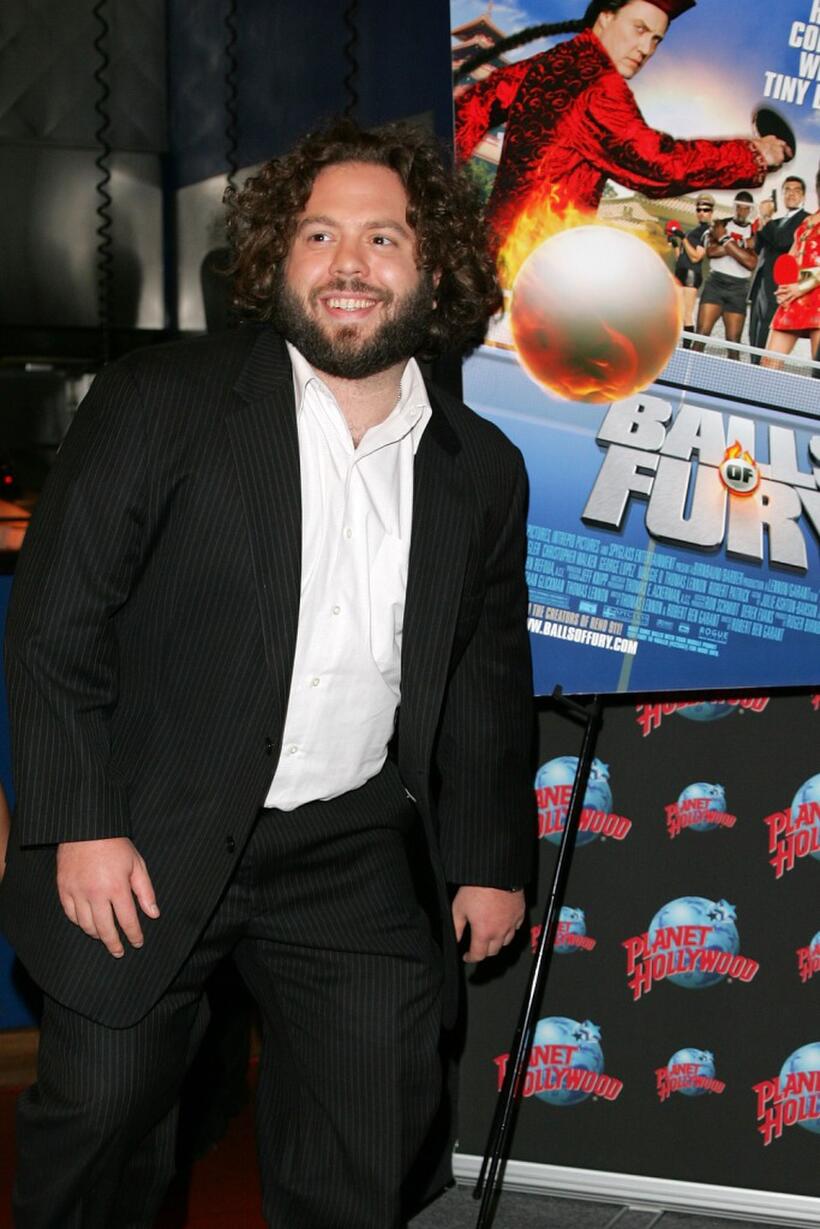 Dan Fogler at the Planet Hollywood Times Square to promote "Balls Of Fury."