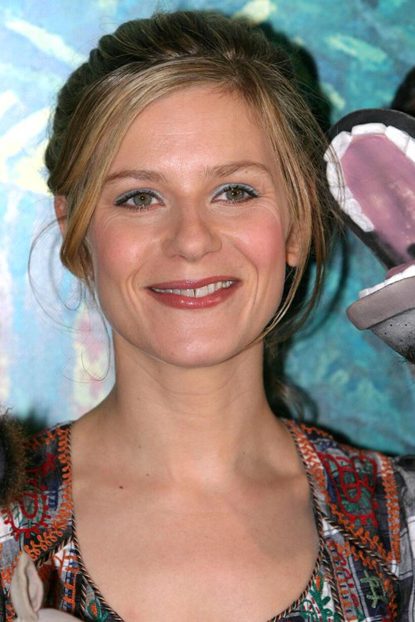 Marina Fois at the photocall of "Madagascar."
