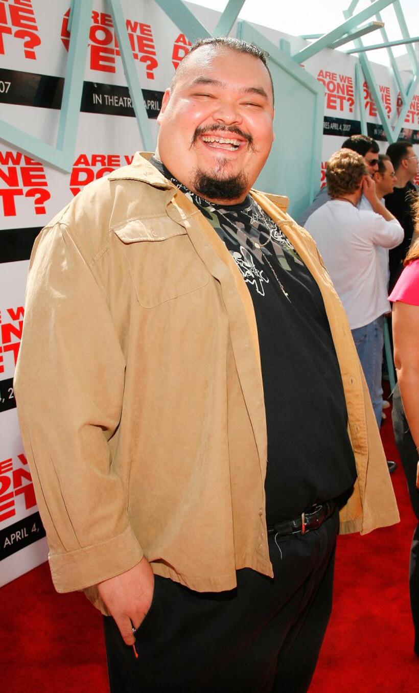 Pedro Miguel Arce at the premiere of "Are We Done Yet."