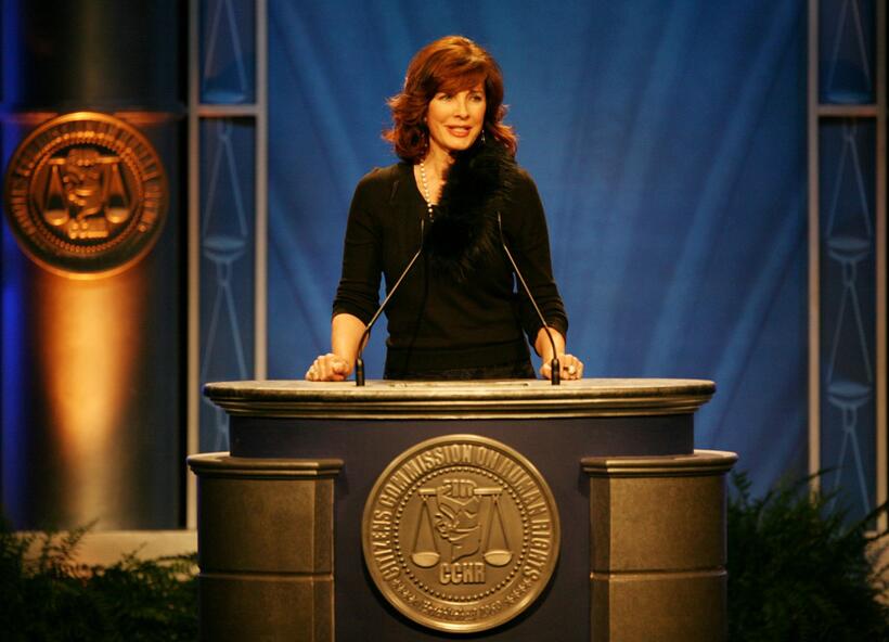Anne Archer at the Citizens Commission on Human Rights annual awards banquet at the Hyatt Century Plaza Hotel.