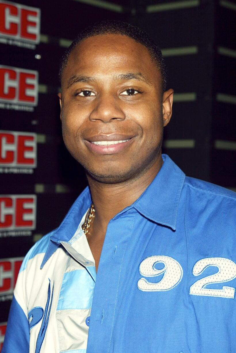 Doug E. Fresh at the party to celebrate The Source Magazine's 15th anniversary.