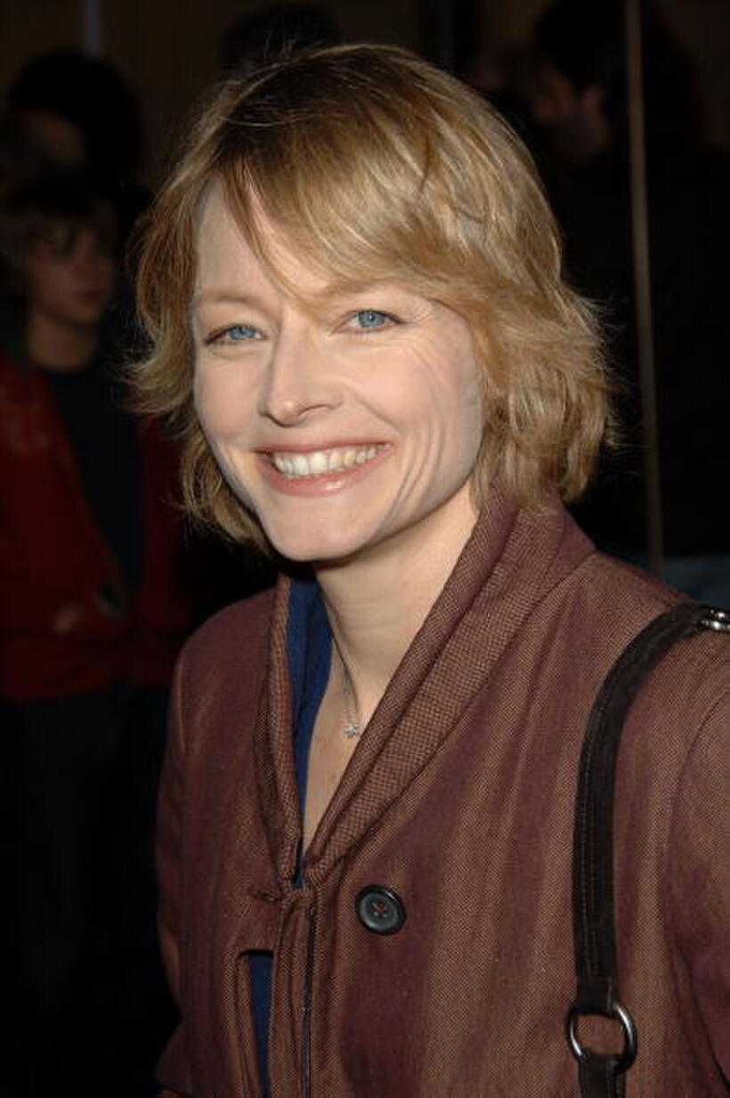 Jodie Foster at "The Lookout" premiere.