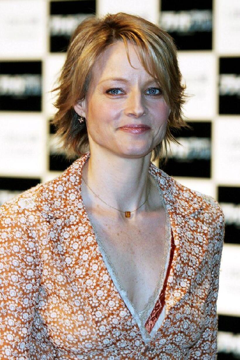 Jodie Foster at the press conference for the promotion of "Flightplan."