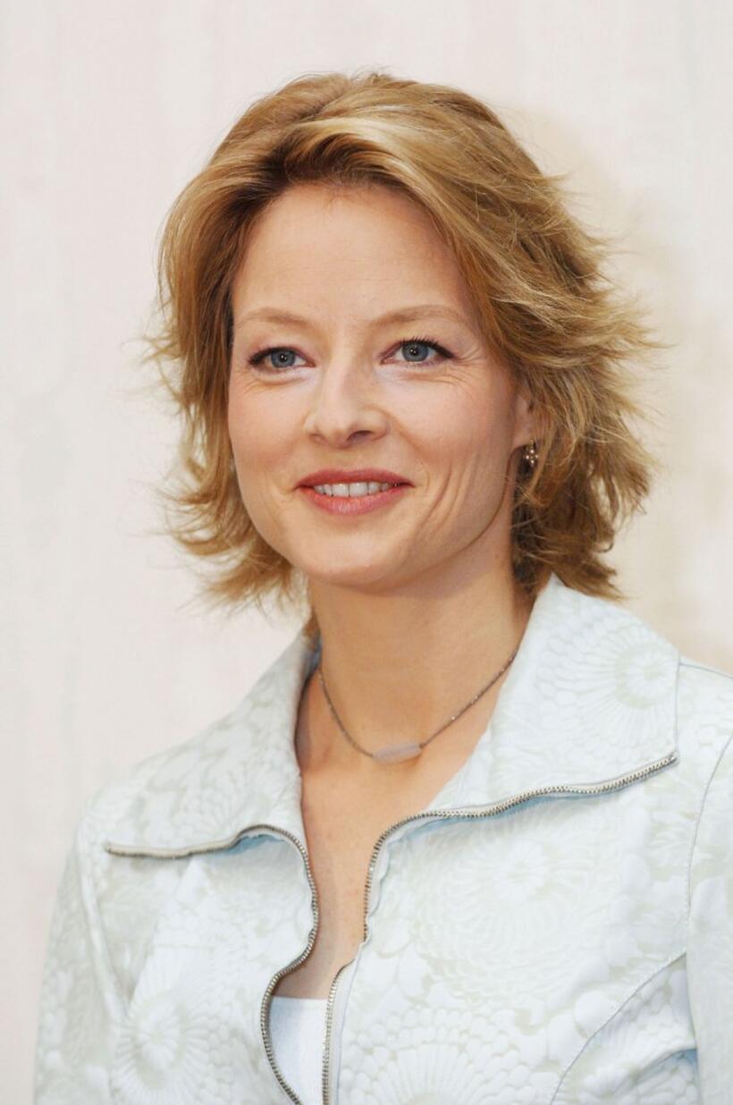 Jodie Foster at the photocall to promote "Flightplan."