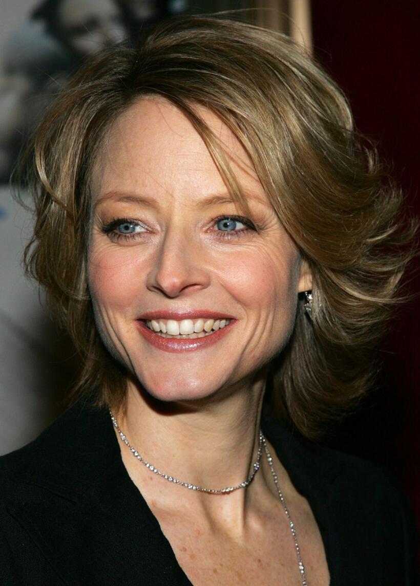 Jodie foster at the premiere of "The Inside Man."
