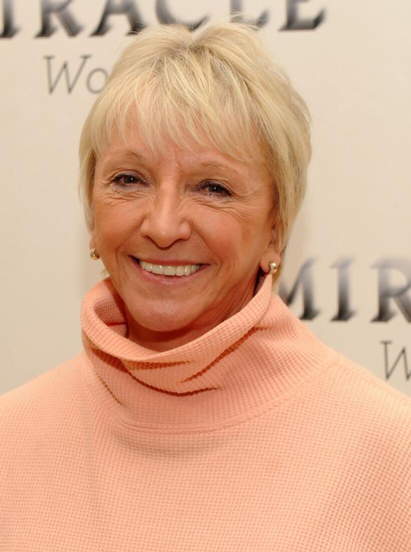 Elizabeth Franz at the promotion of "The Miracle Worker."