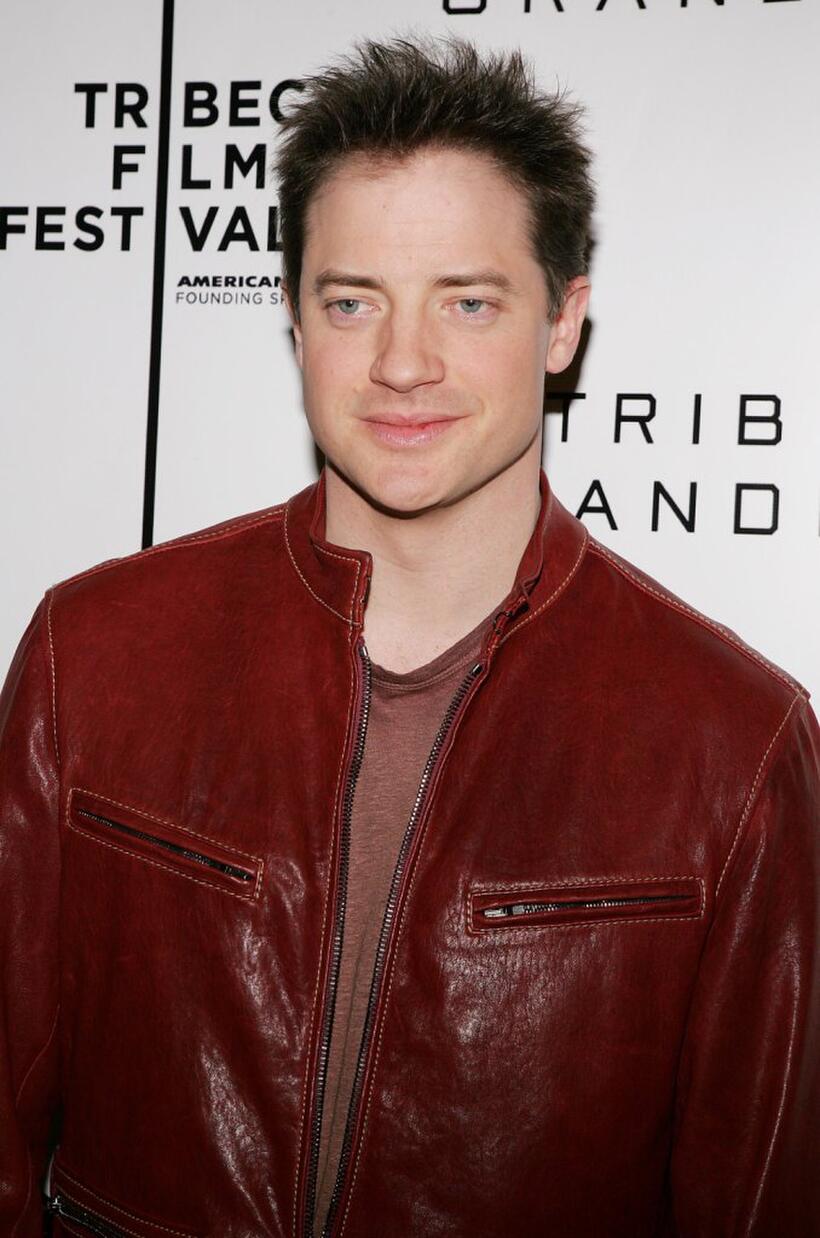 Brendan Fraser at the "Journey To The End Of The Night" press conference during the 5th Annual Tribeca Film Festival.