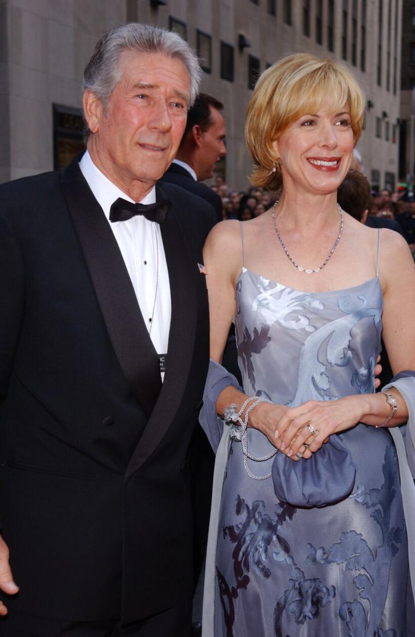 Robert Fuller and Guest at the NBC 75th Anniversary celebration.