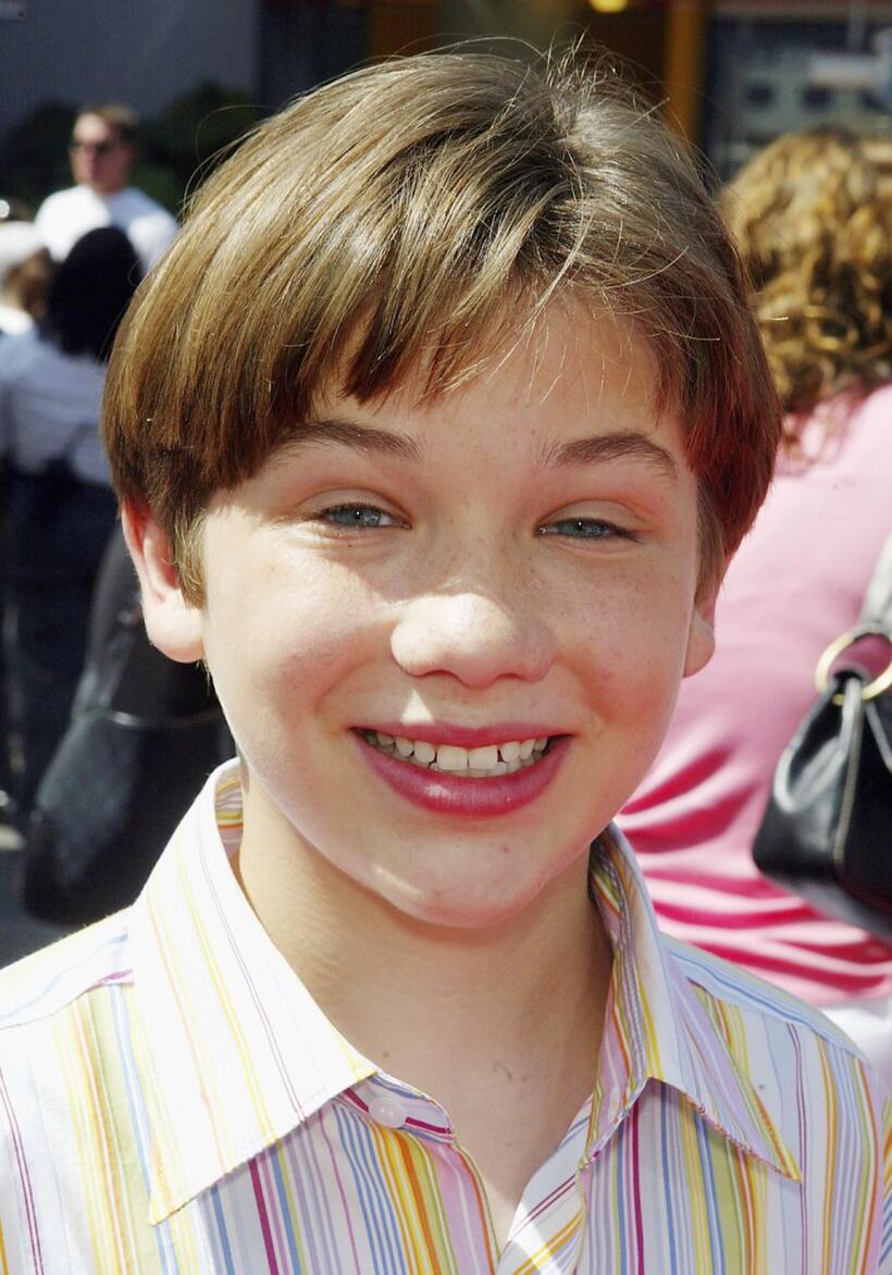 Soren Fulton at the premiere of "Thunderbirds."