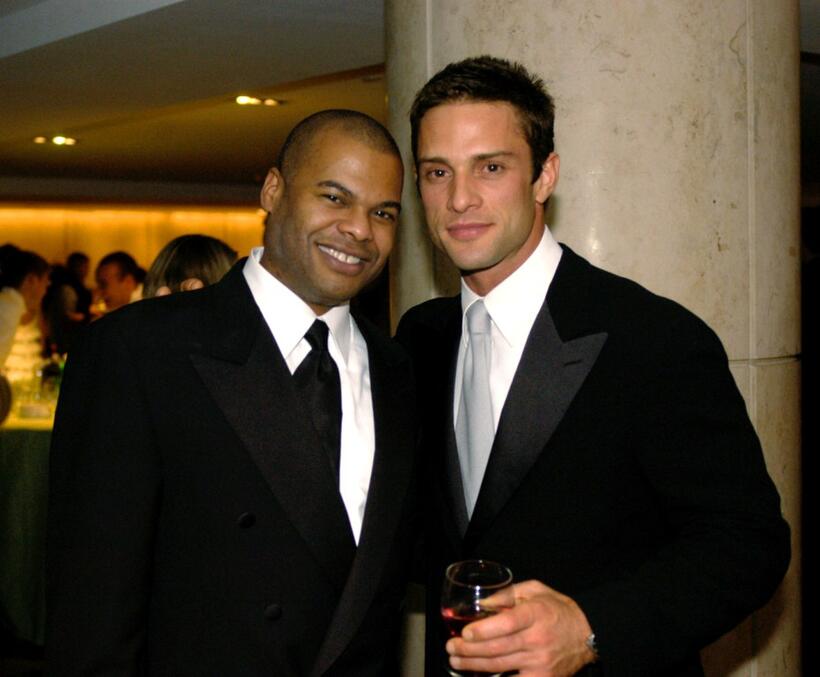Earnest Williams and David Fumero at the after party of 30th Annual Daytime Emmy Awards.