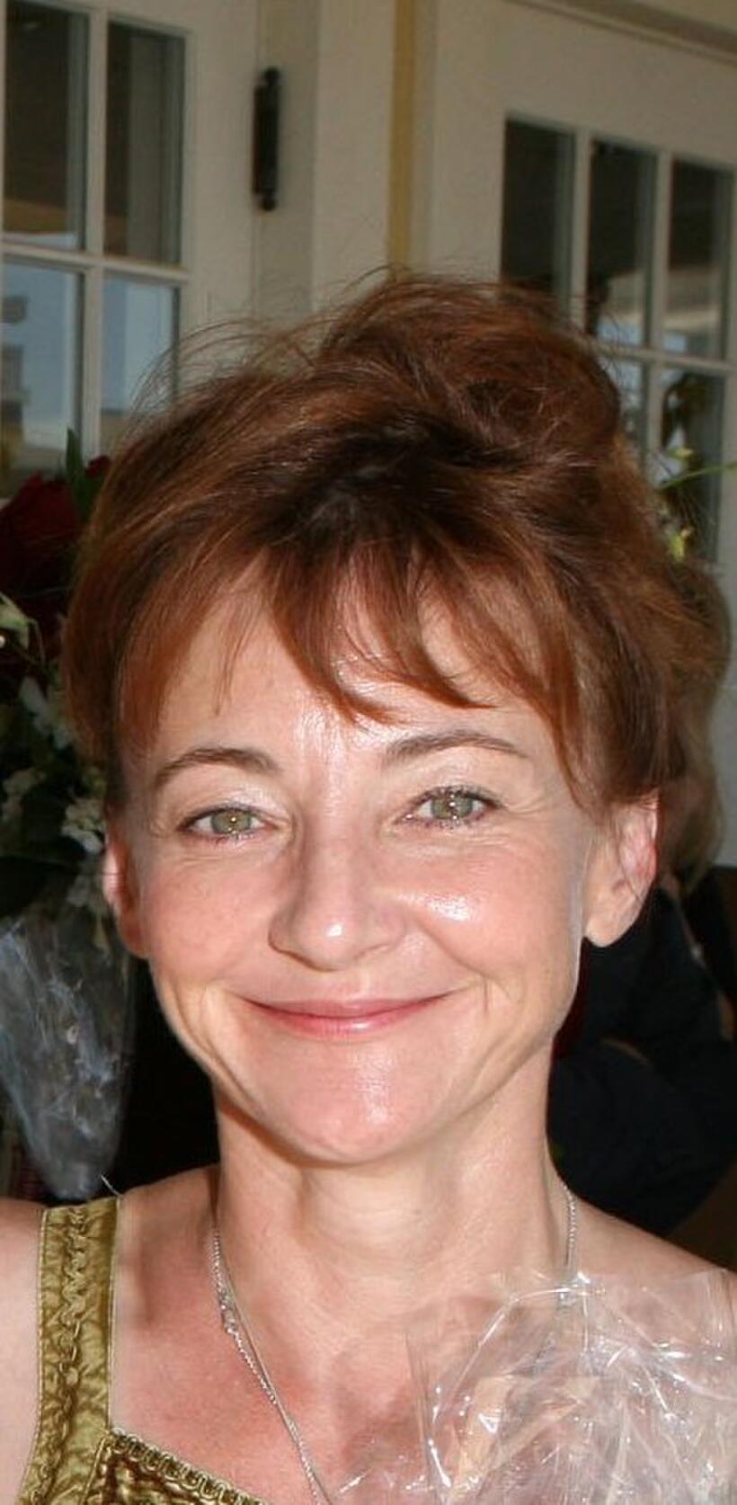 Bonita Friedericy at the Frederic Fekkai Pre-Emmy Style 2006 Garden Party gift bag suite.