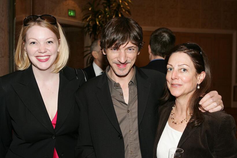 Gretchen Enders, John Hawkes and Carrie Frazier at the AFI Awards Luncheon 2005.