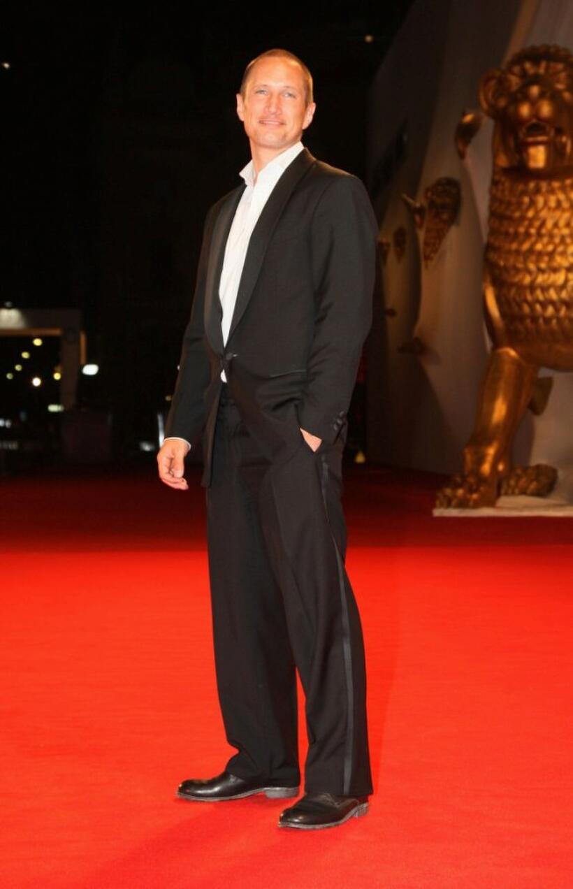 Benno Furmann at the premiere of "Jerichow" during the 65th Venice Film Festival.