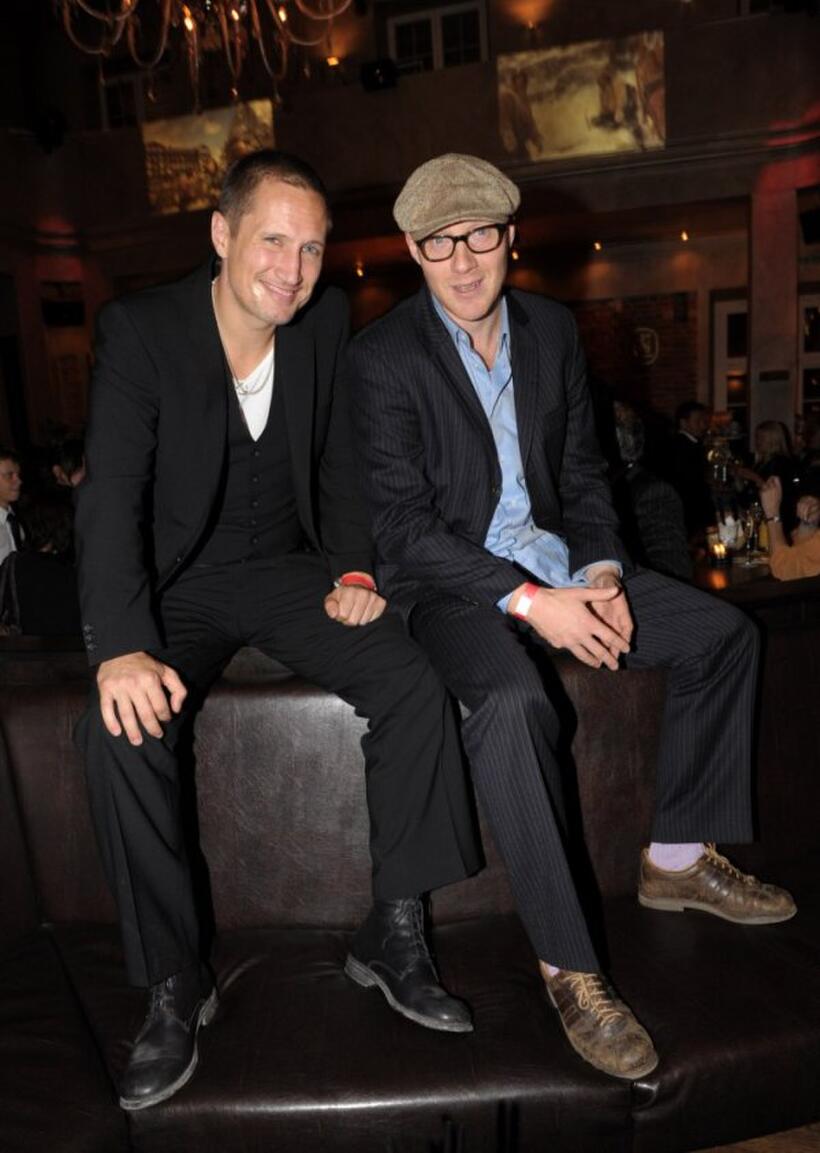 Benno Furmann and Simon Schwarz at the premiere of "Nordwand."