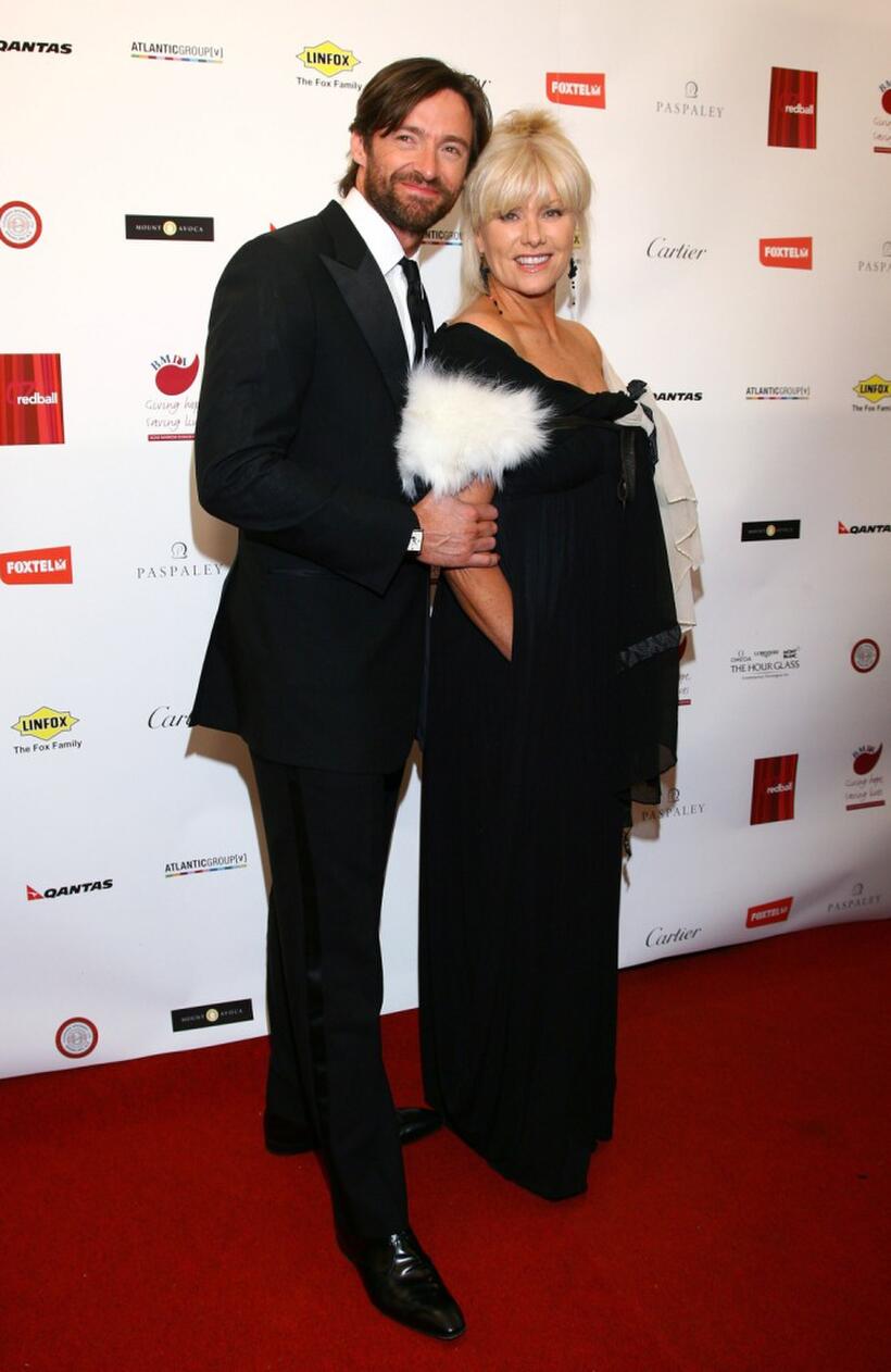 Hugh Jackman and Deborrah-Lee Furness at the 2007 Red Ball to fundraising event.