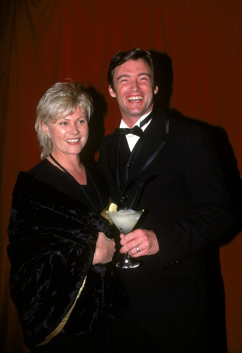 Deborrah-Lee Furness and Hugh Jackman at the Club Sinatra Presentation.