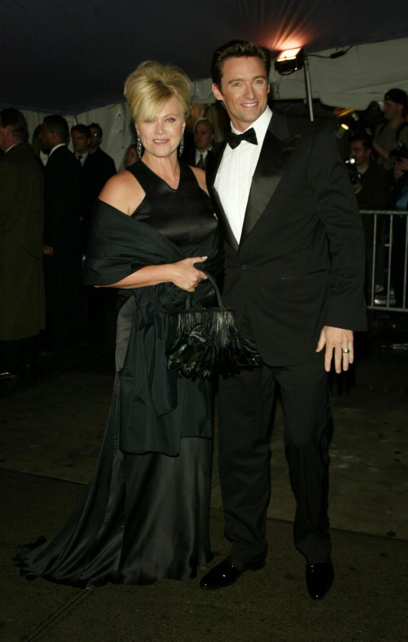 Deborrah-Lee Furness and Hugh Jackman at the "Dangerous Liasons: The Art of Seduction" The Metropolitan Museums Costume Institute Benefit Gala.