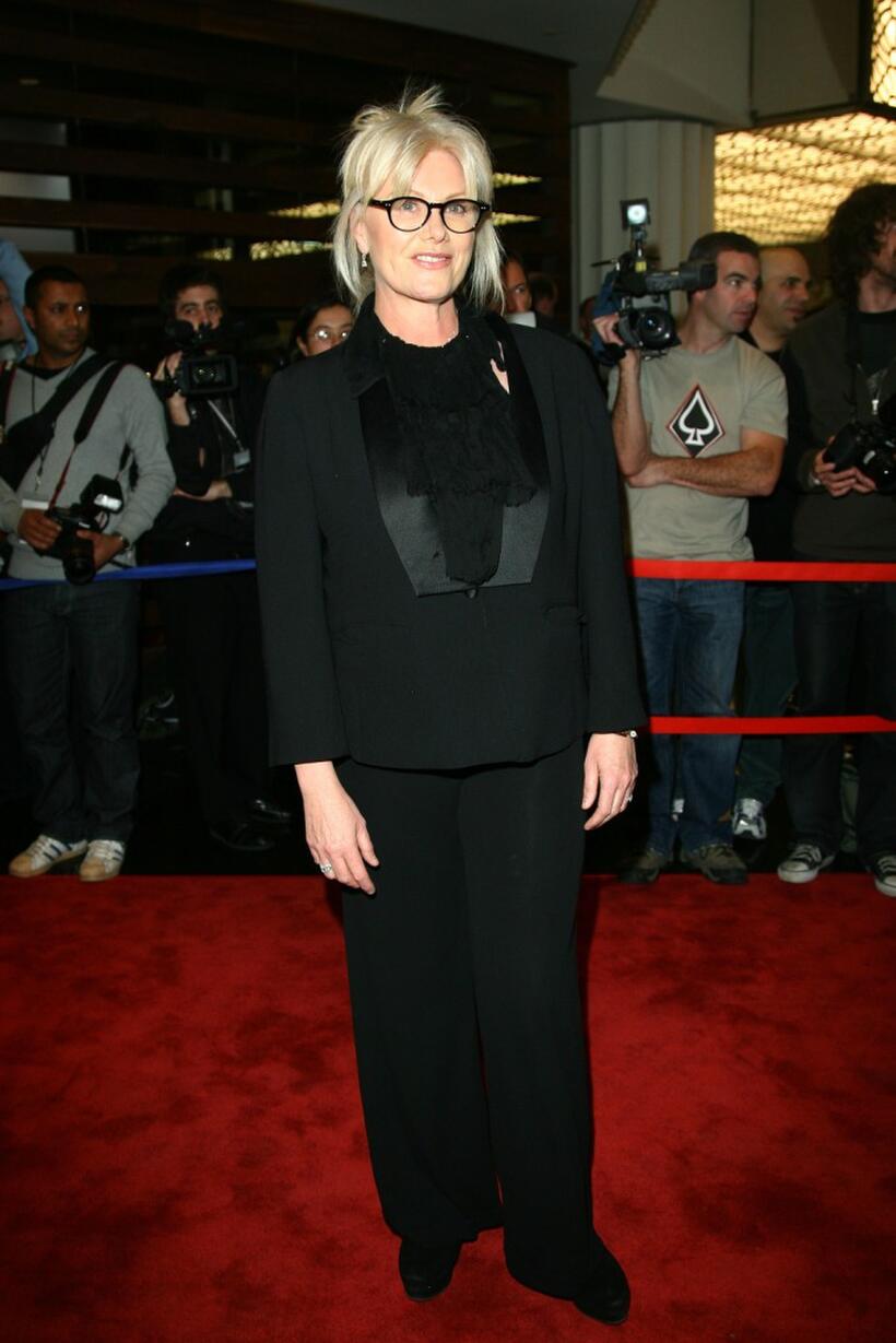 Deborrah-Lee Furness at the opening of new Nobu restaurant.