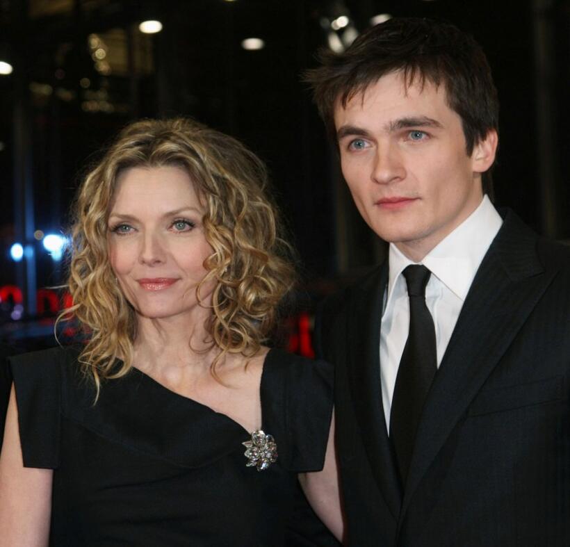 Michelle Pfeiffer and Rupert Friend at the premiere of "Cheri" during the 59th Berlinale Film Festival.