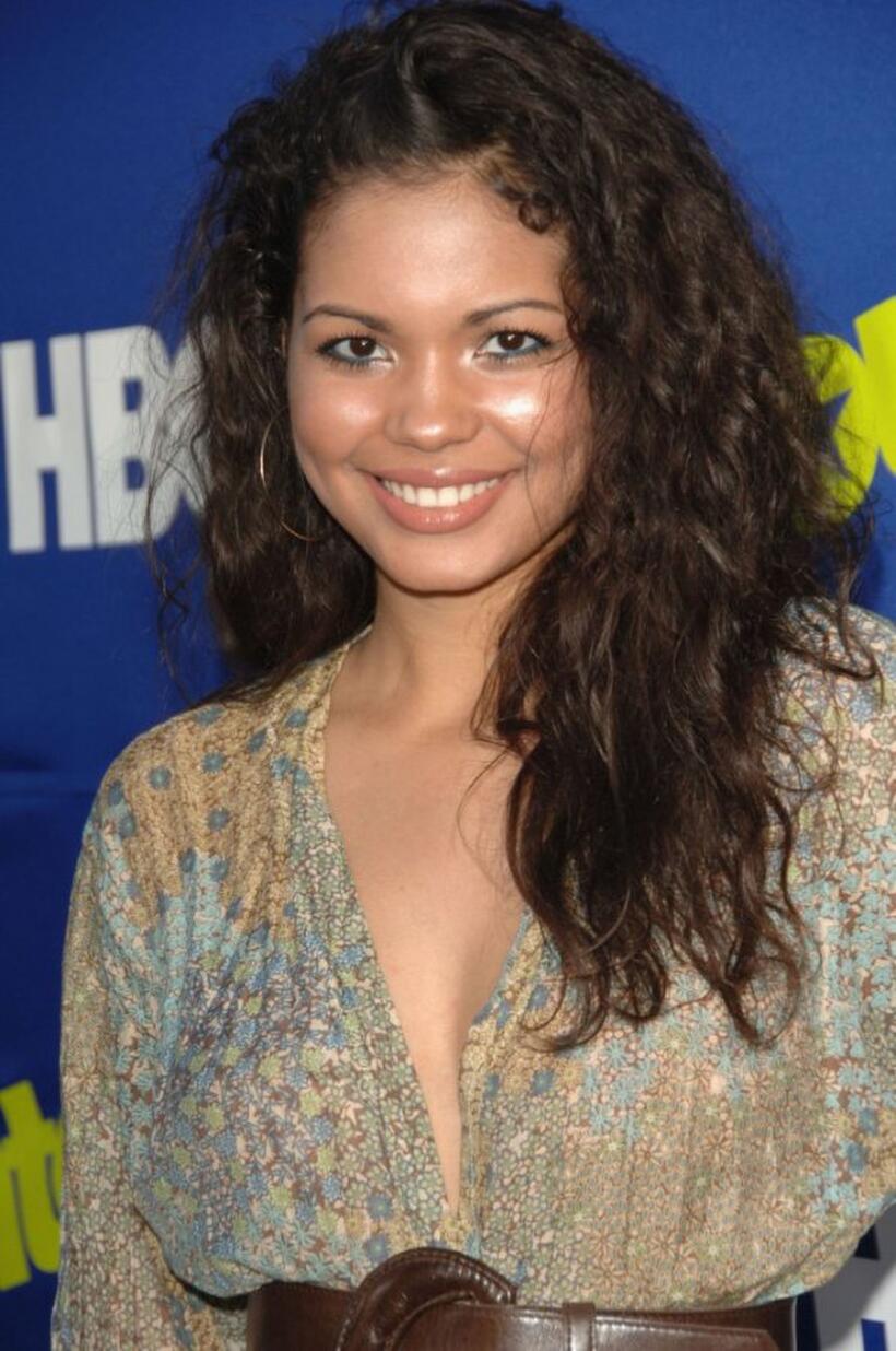 Jennifer Freeman at the premiere of "Entourage."