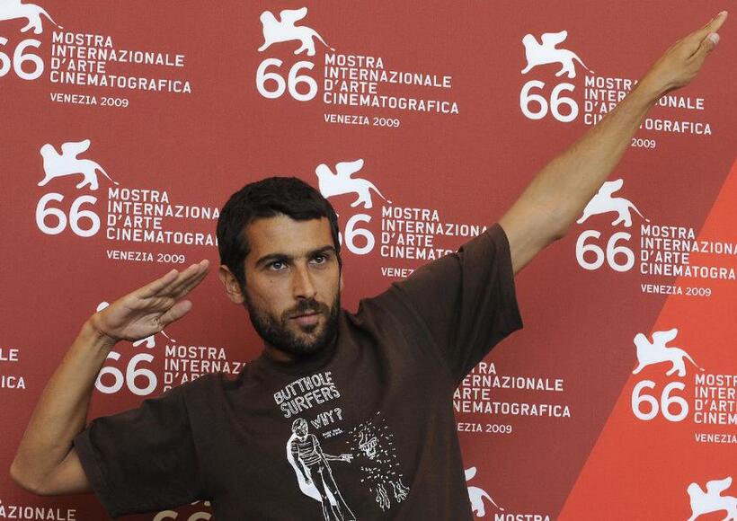 Edoardo Gabbriellini at the photocall of "Lo Sono L'Amore" during the Venice Film Festival.