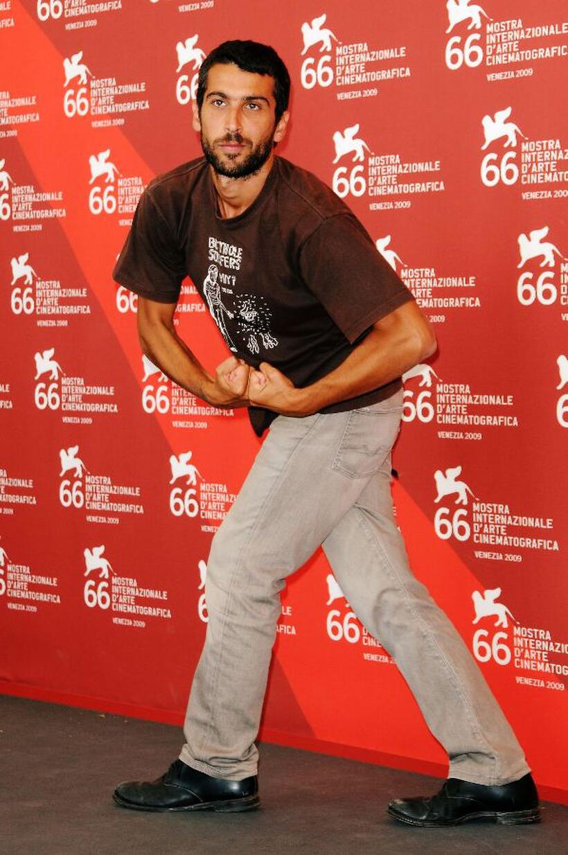 Edoardo Gabbriellini at the photocall of "Lo Sono L'Amore" during the 66th Venice Film Festival.