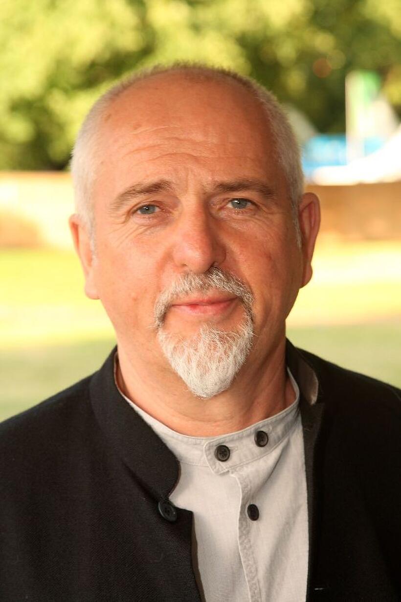 Peter Gabriel at the dinner in honour of Nelson Mandela.