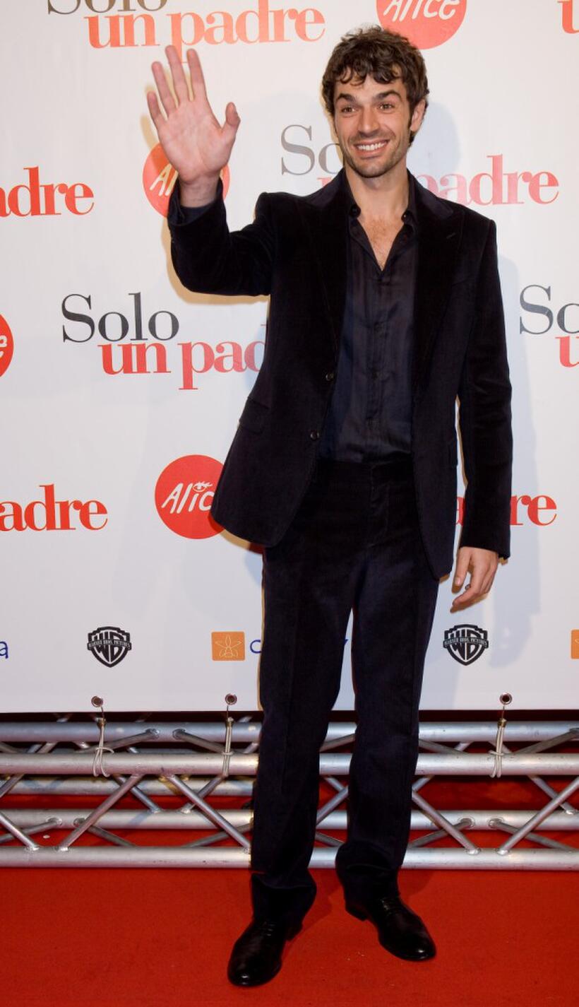 Luca Argentero at the premiere of "Solo Un Padre."