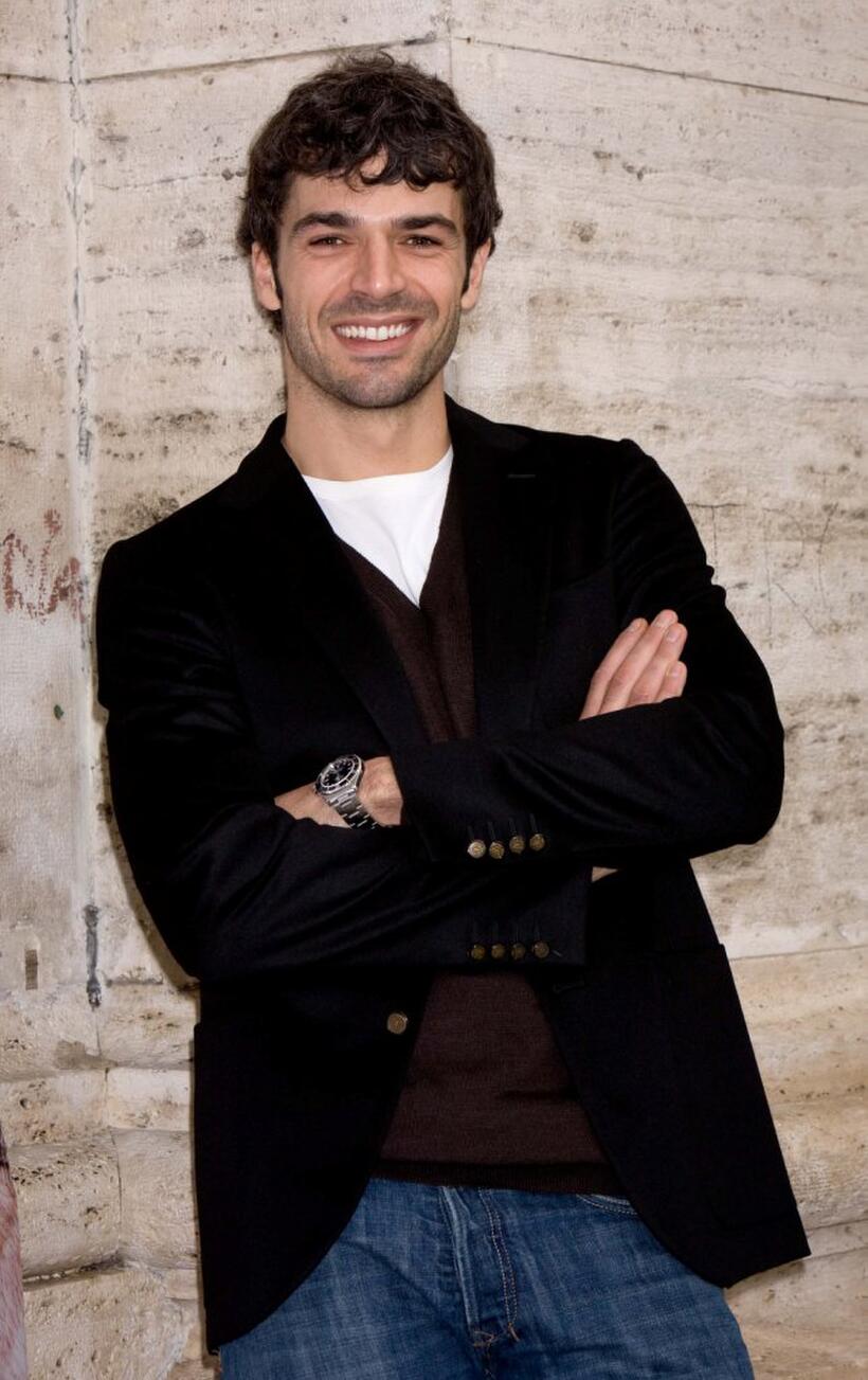 Luca Argentero at the photocall of "Solo Un Padre."