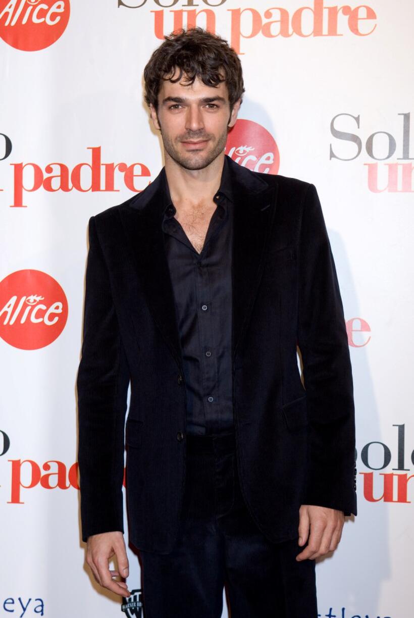 Luca Argentero at the premiere of "Solo Un Padre."