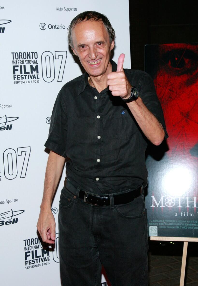 Dario Argento at the Toronto International Film Festival 2007.