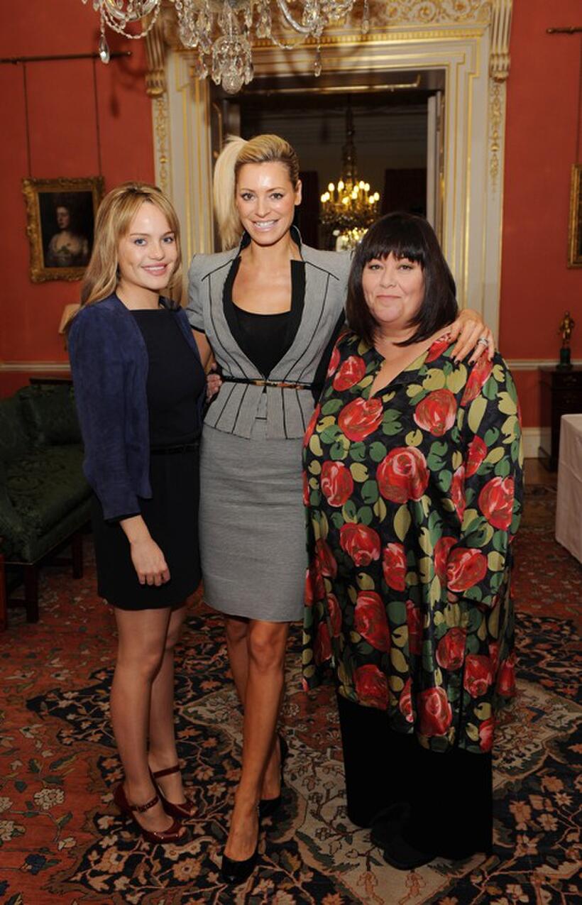Duffy, Tess Daly and Dawn French at the reception with Gordon Brown In Aid of Women's Day.