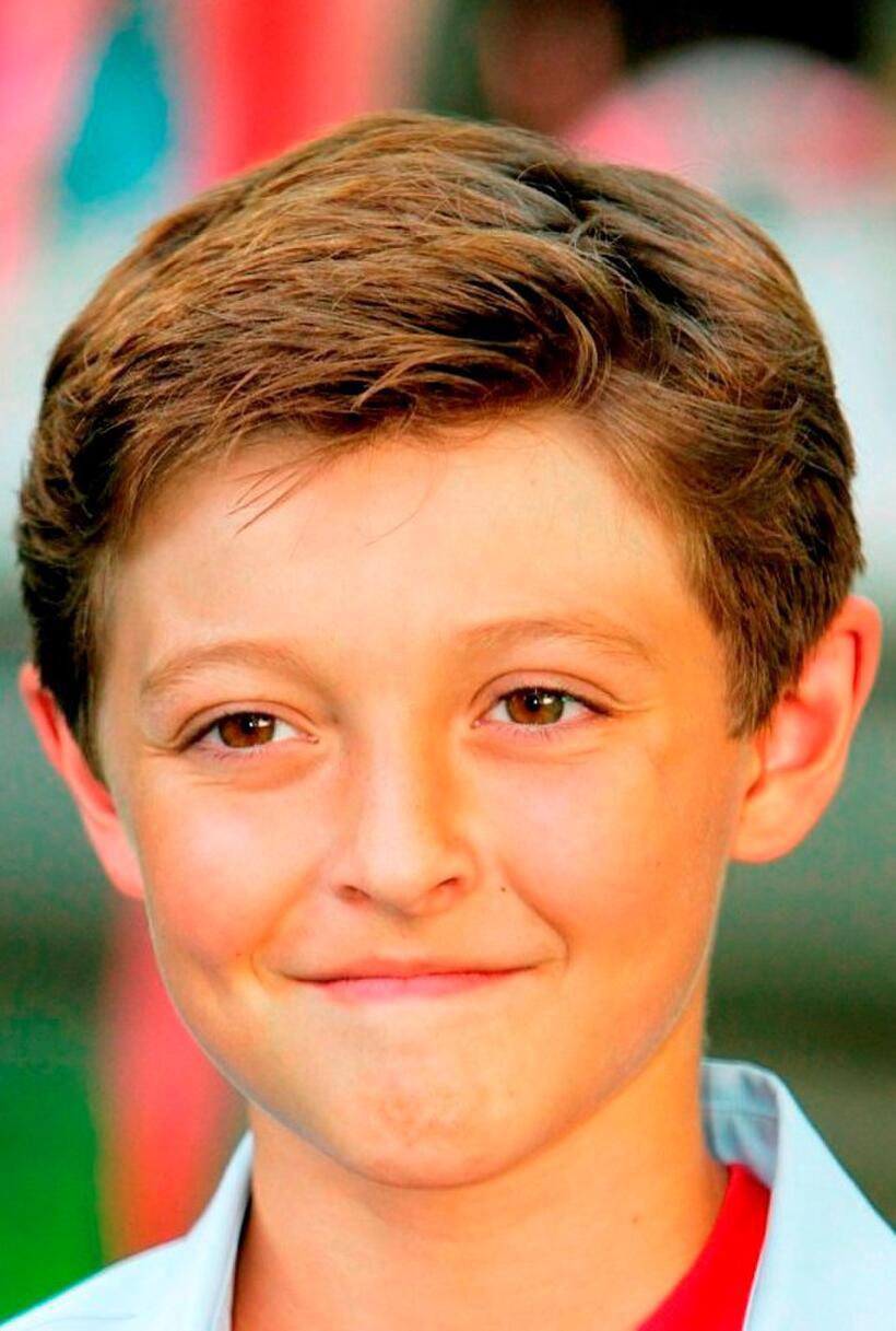 Jordan Fry at the UK premiere of "Charlie And The Chocolate Factory."