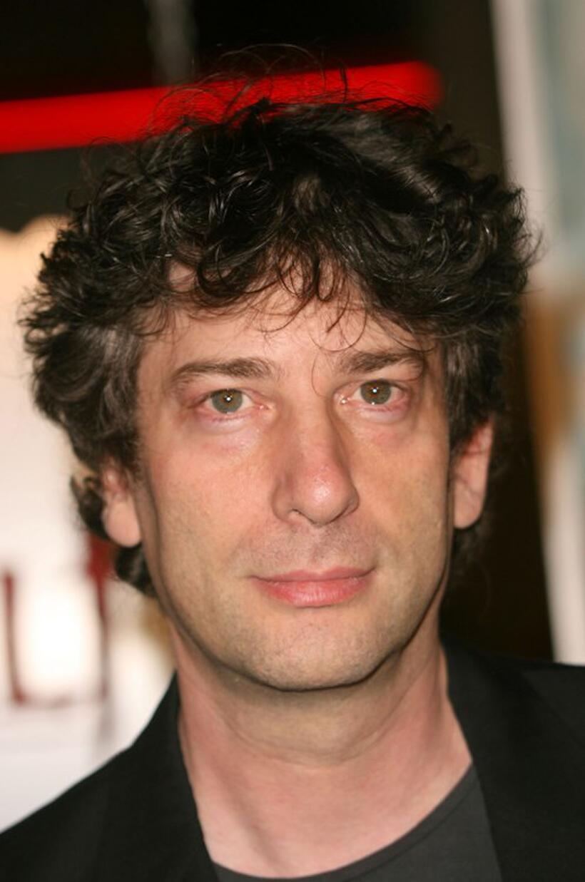 Neil Gaiman at the premiere of "Beowulf."