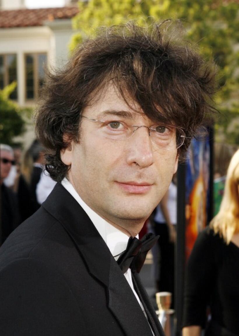 Neil Gaiman at the premiere of "Stardust."