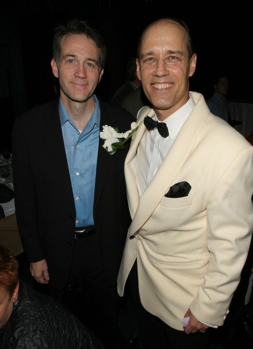 Boyd Gaines and Kevin Greer at the after party of the premiere of "Twelve Angry Men."