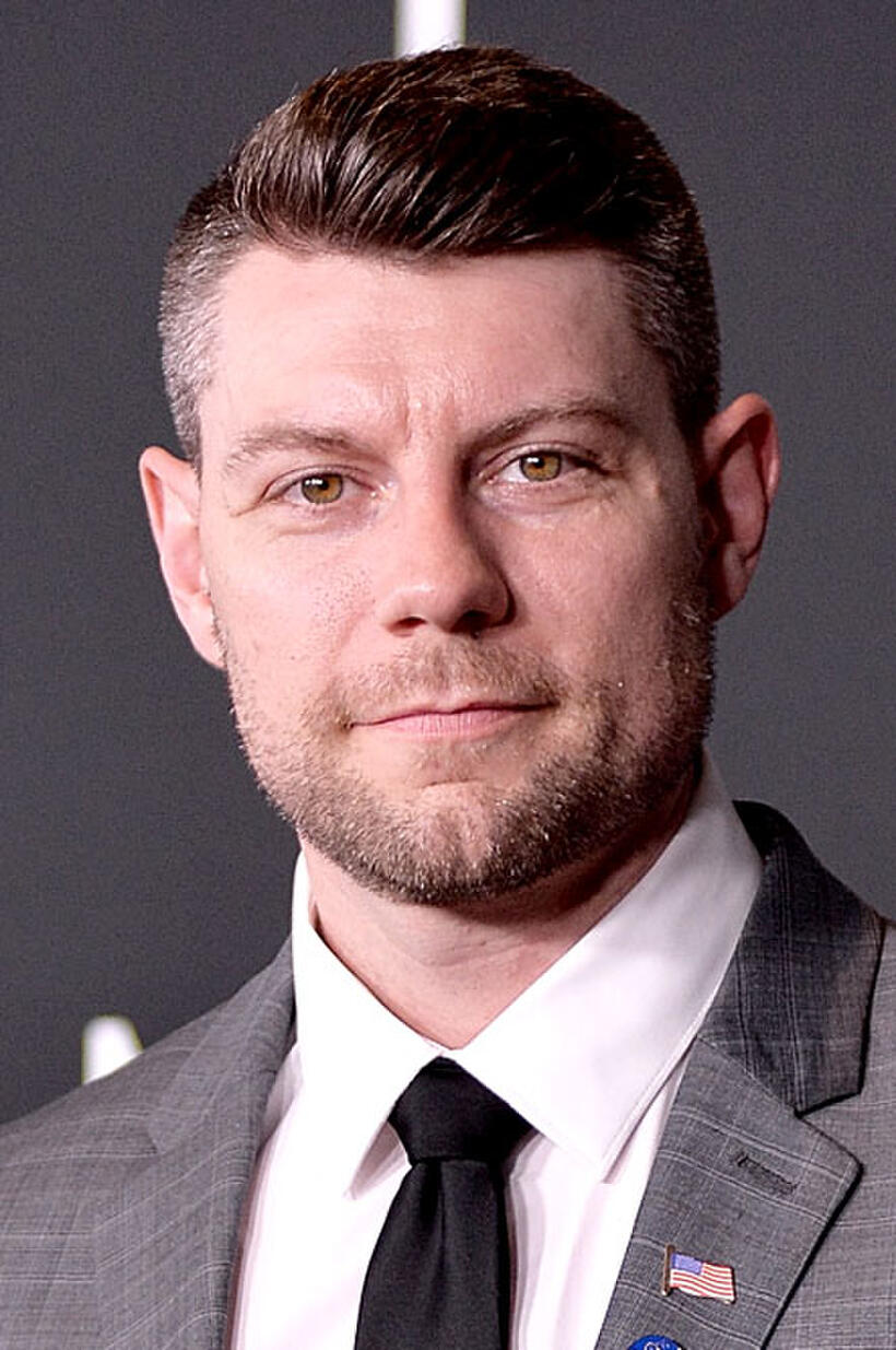Patrick Fugit at the "First Man" premiere in Washington, D.C.