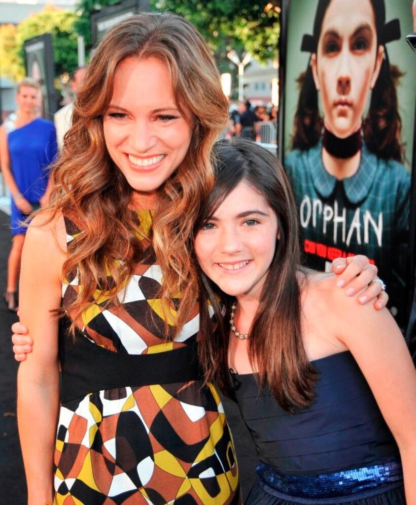 Susan Downey and Isabelle Fuhrman at the California premiere of "Orphan."