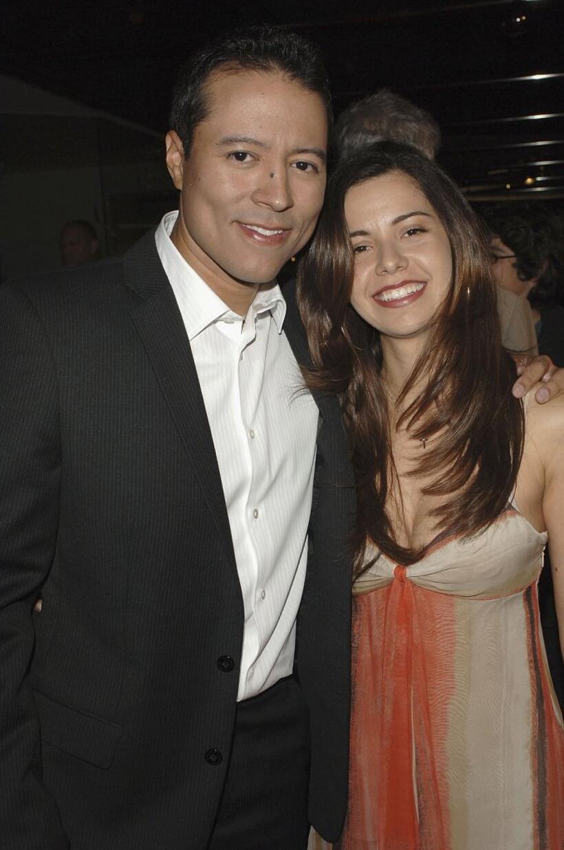 Yancey Arias and his wife Anna at the premiere of "Thief."