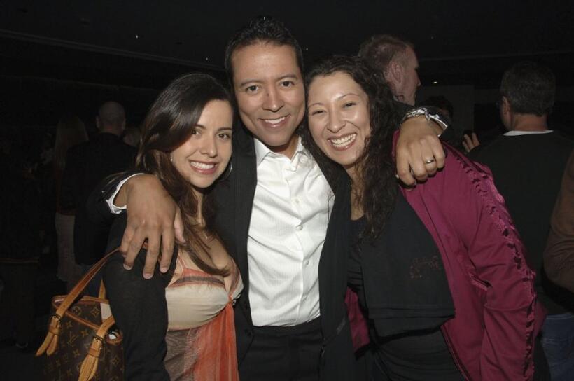 Yancey Arias, wife Anna and his sister Erica at the after party of the premiere of "Thief."