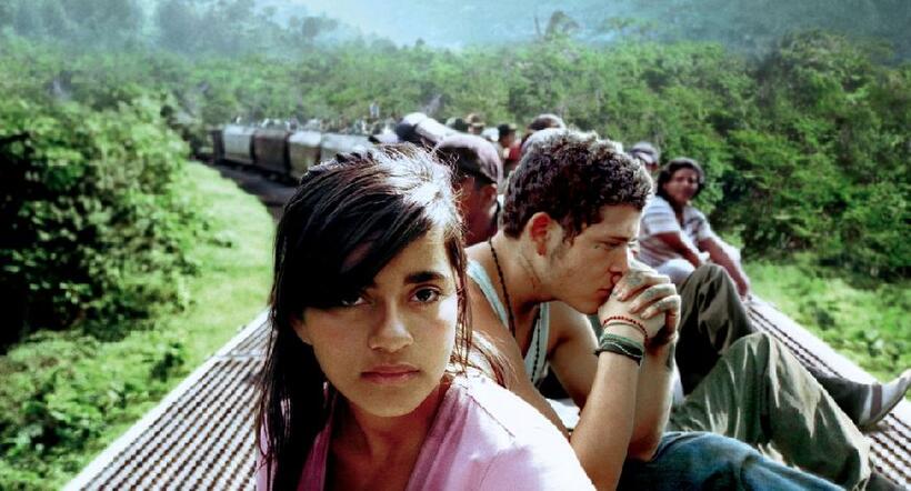 Paulina Gaitan and Edgar Flores in "Sin Nombre."